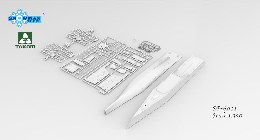 Takom SP-6001 1:350 DDG-1000 Zumwalt Class Destroyer