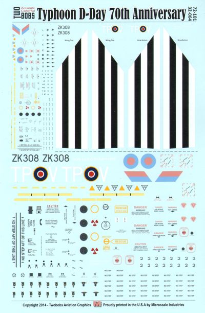 Two Bobs 32064 1:32, 1:72 Eurofighter EF-2000A Typhoon