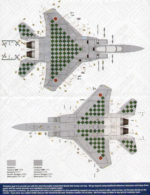 Two Bobs 48153 1:48  F-15DJ Eagle JASDF Aggressor Part 2 32-8085