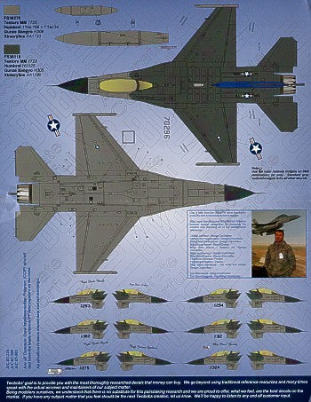 Two Bobs 48174 1:48 F-16C 60 Years of `Fightin Illini'