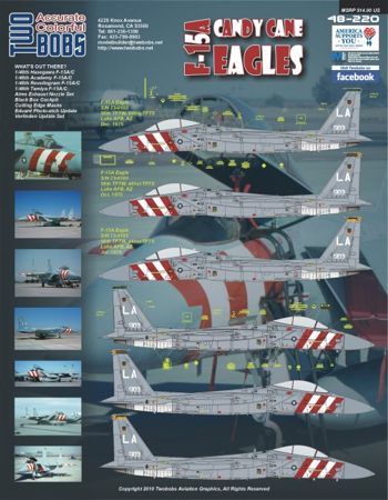 Two Bobs 48220 1:48 F-15A Candy Cane Eagles Pt 1
