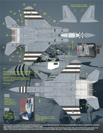Two Bobs 48221 1:48 McDonnell F-15B Candy Cane Eagles Part 2