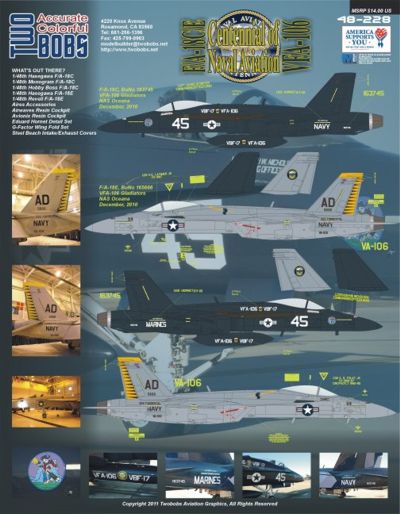 Two Bobs 48228 1:48 McDonnell-Douglas F/A-18C/E Hornets CoNA