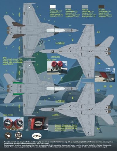 Two Bobs 48232 1:48 Boeing F/A-18F Super Hornet VX-9 Vampires CoNA