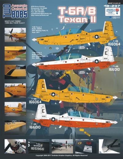 Two Bobs 48237 1:48 Beechcraft T-6A/Beechcraft T-6B Texan II