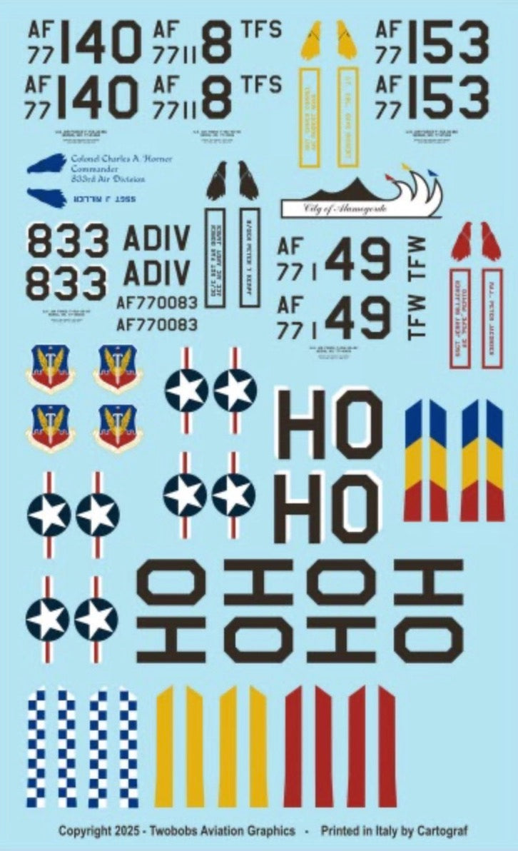 Two Bobs 48-289 1:48 McDonnell F-15A Eagle Fightin' 49ers.