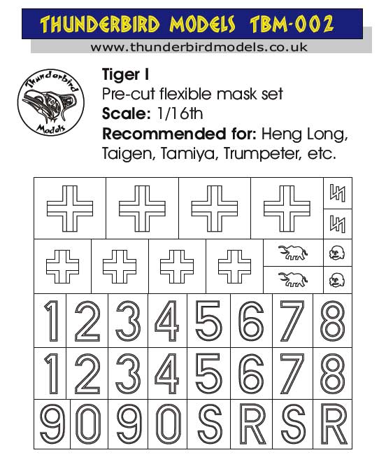 Thunderbird Models TBM-002 1:16 Pz.Kpfw.VI Tiger I