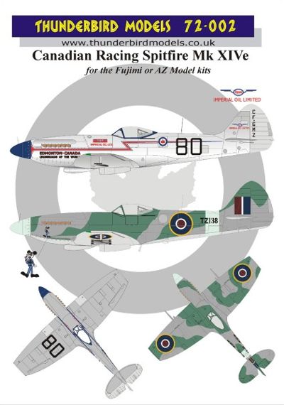 Thunderbird Models TBM-72002 1:72 Racing Supermarine Spitfire Mk.XIV