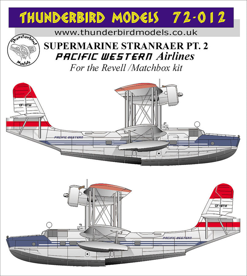Thunderbird Models TBM-72012 1:72 PWA Supermarine Stranraer