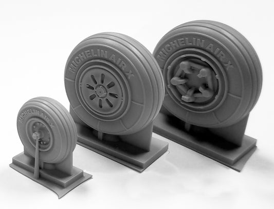 True Details TDP32204 1:32 Lockheed-Martin F-22A Raptor Wheel Set