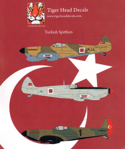 Tigerhead Decals 48009 1:48 Turkish Spitfires