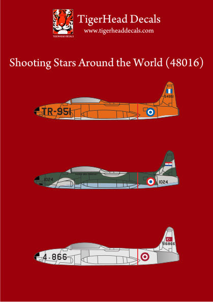 Tigerhead Models 48016 1:48 Shooting Stars Around the World