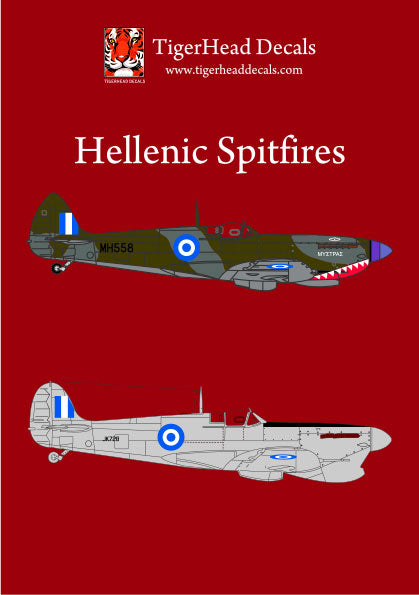 Tigerhead Decals 48017 1:48 Hellenic Supermarine Spitfires