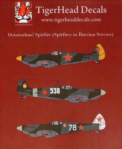 Tigerhead Decals 48019 1:48 Supermarine Spitfires in Soviet Service