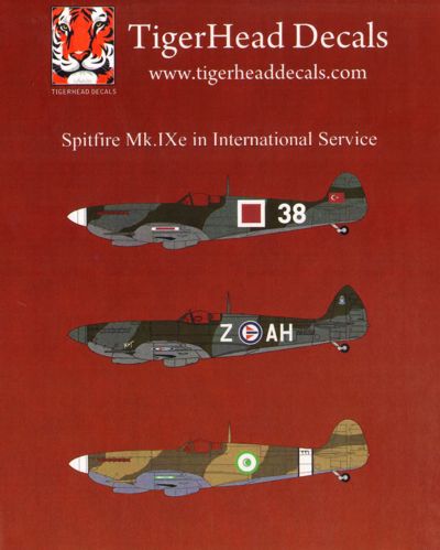 Tigerhead Decals 48021 1:48 Supermarine Spitfire MK.IXe in International Service