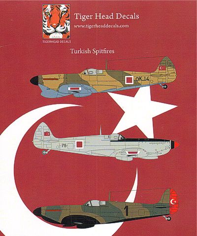 Tigerhead Decals 72007 1:72 Turkish Spitfires
