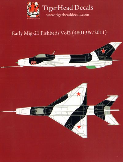 Tigerhead Decals 72011 1:72 Mikoyan MiG-21F-13 All Around the World