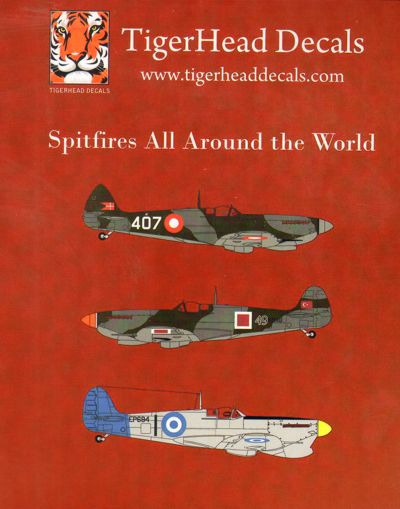Tigerhead Decals 72020 1:72 Supermarine Spitfires All Around the World