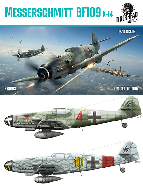 Tigerhead Models K72003 1:72 Messerschmitt Bf-109K-14 Kurfürst II./JG52