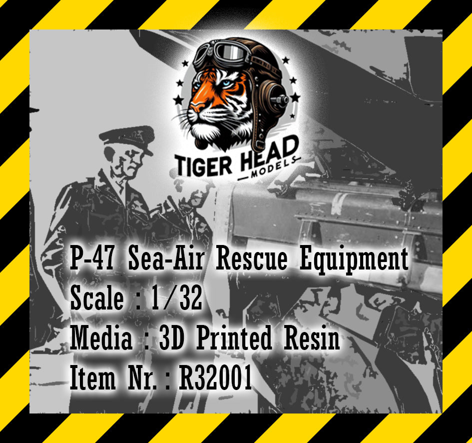Tigerhead Models R32001 1:32 P-47D Thunderbolt Razorback Sea-Air Rescue Equipment