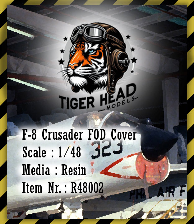 Tigerhead Models R48002 1:48 Vought F-8E Crusader FOD Cover (Cast resin)