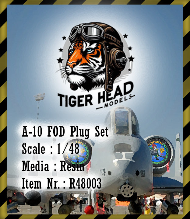 Tigerhead Models R48003 1:48 Fairchild A-10A FOD Plug Set