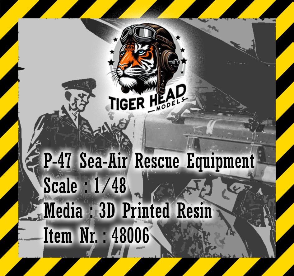 Tigerhead Models 48006 1:48 Republic P-47D Razorback Sea-Air Rescue Equipment