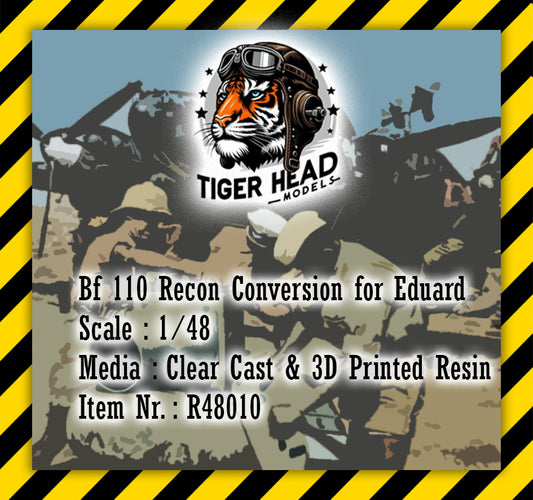 Tigerhead Models R48010 1:48 Messerschmitt Bf-110 Recon Conversion (RB 50/30 Camera)