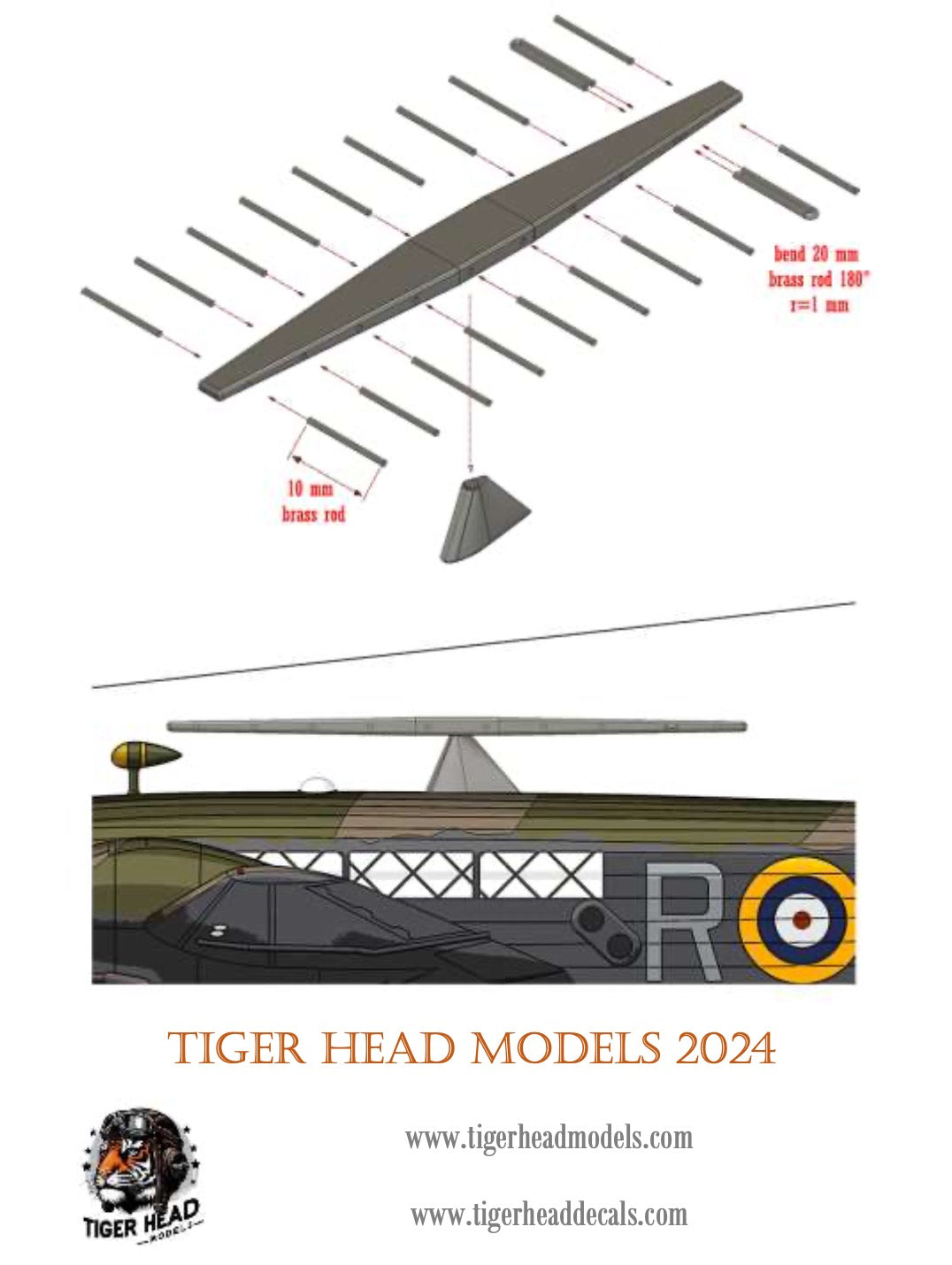 Tigerhead Decals THR72003 1:72 Vickers Wellington Air Intercepter Radar