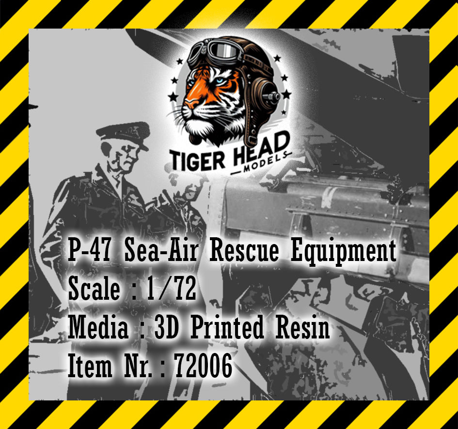 Tigerhead Models THR72006 1:72 Republic P-47D Razorback Sea-Air Rescue Equipment