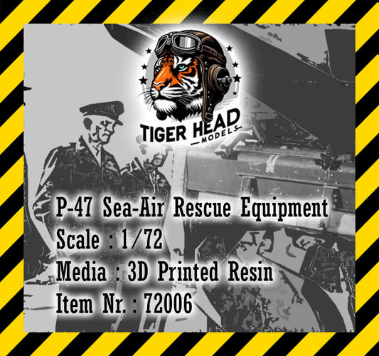 Tigerhead Models THR72006 1:72 Republic P-47D Razorback Sea-Air Rescue Equipment