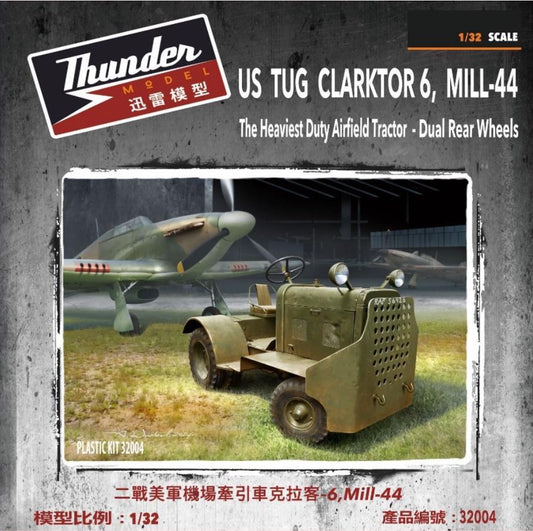 Thunder Models 32004 1:35 US Army Clarktor- 6 Tug Mill-44, dual wheels