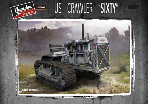 Thunder Models 35005 1:35 U.S. Crawler Sixty 60hp Caterpillar Tractor