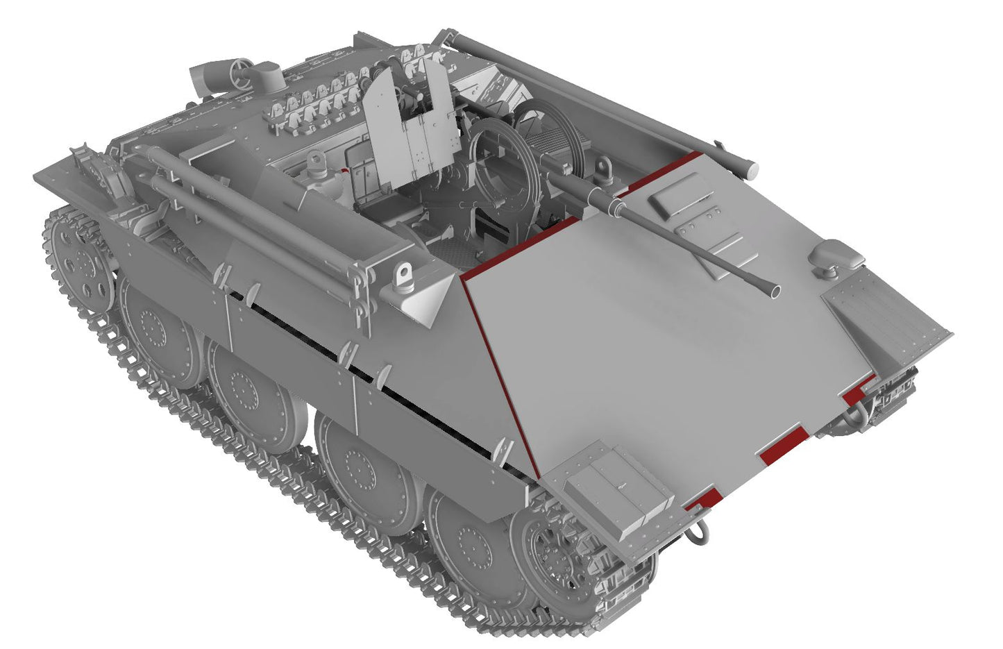 Thunder Models 35105SE 1:35 Bergepanzer Hetzer with 20cm Flak Late Production [Limited Bonus Edition]