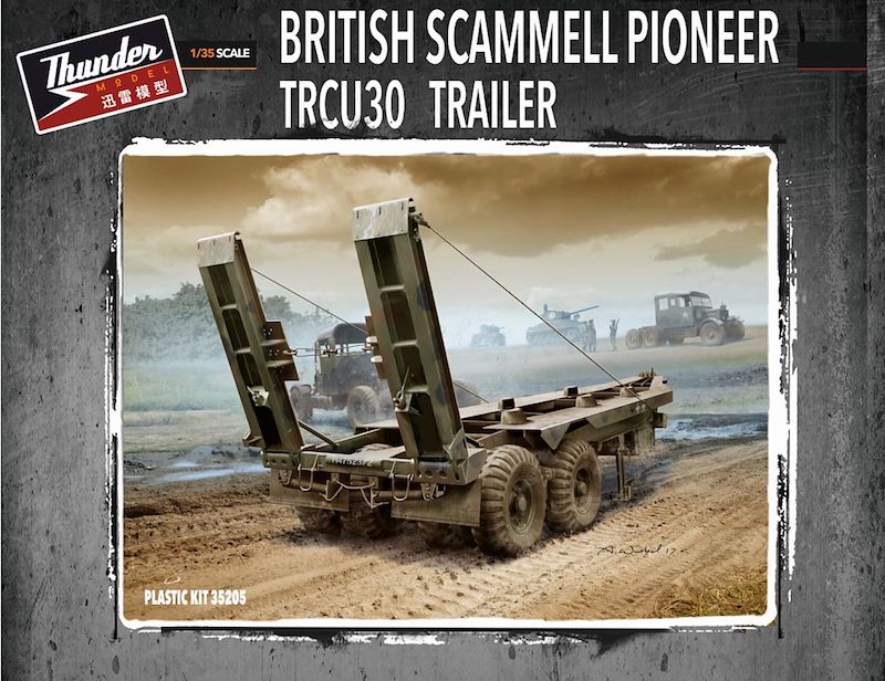 Thunder Models 35205 1:35 British 30ton TRCU30 Trailer