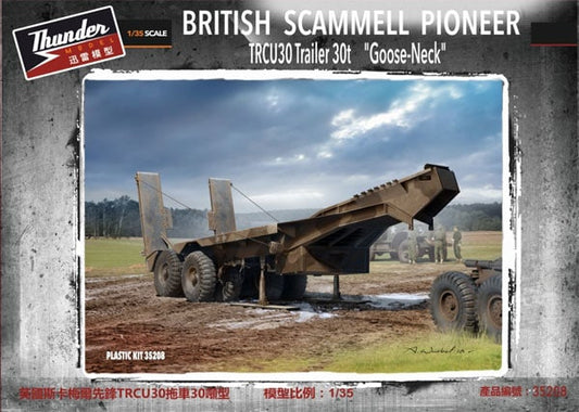 Thunder Models 35208 1:35 Scammell Pioneer TRCU30 Goose Neck Trailer 30t