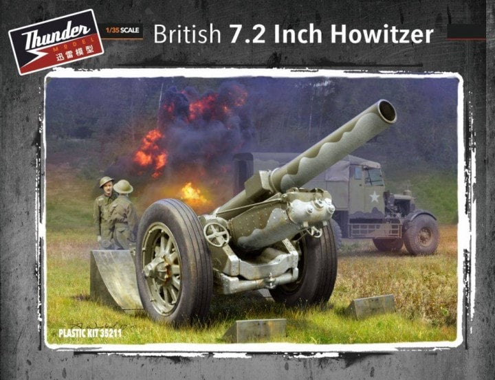 Thunder Models 35211 1:35 British 7.2inch Howitzer