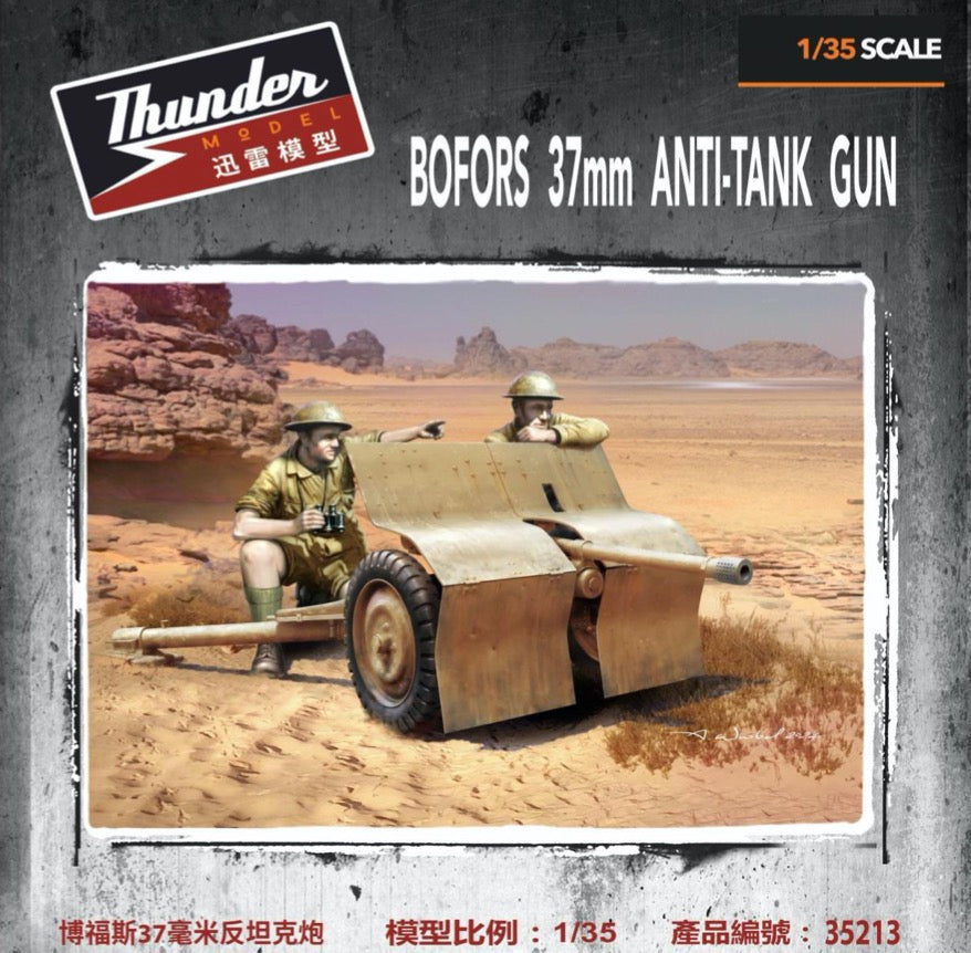 Thunder Models 35213 1:35 Bofors 37 mm Ant-Tank Gun