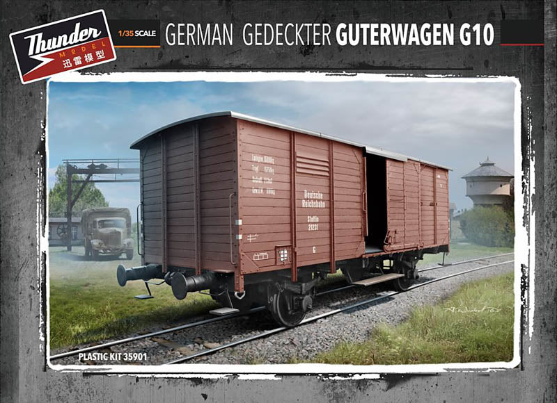 Thunder Models 35901 1:35 German Railway Wagon Gedeckter Guterwagen G10