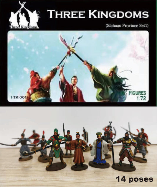 Caesar Miniatures TK001 1:72 Three Kingdoms Sichuan Province Set 1 (33 figures)