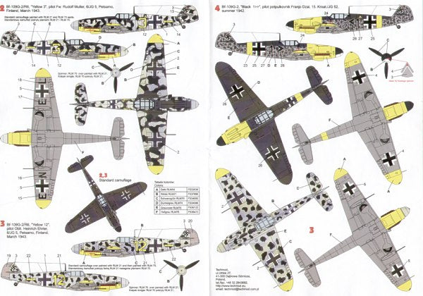 Techmod 48082 1:48 Messerschmitt Bf-109G-2
