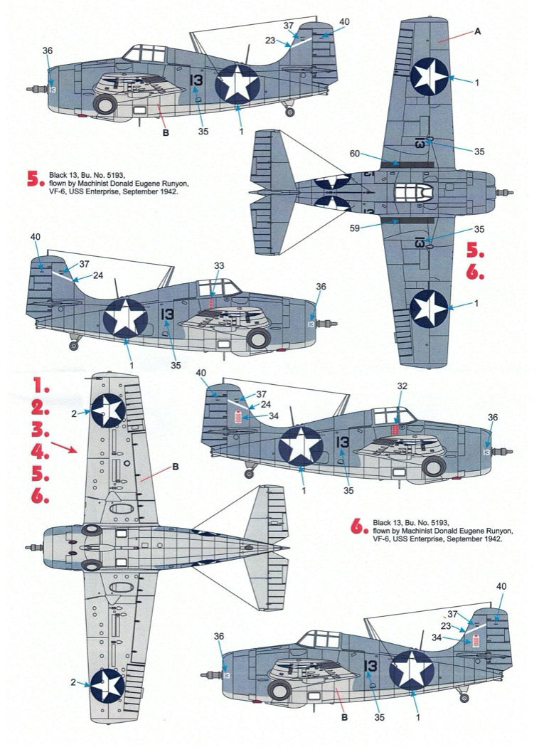 Techmod 48131 1:48 Grumman Wildcat