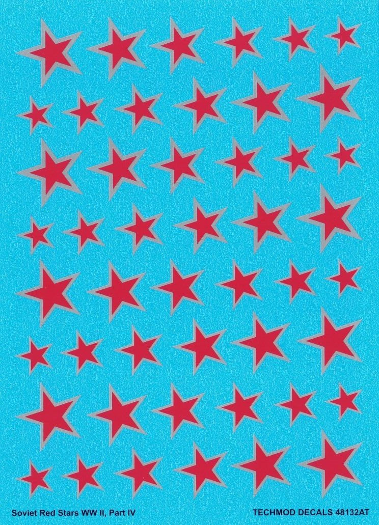 Techmod 48132 1:48 Soviet red stars Camouflage & markings versions