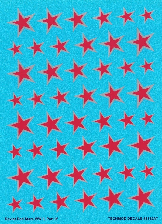 Techmod 48132 1:48 Soviet red stars Camouflage & markings versions
