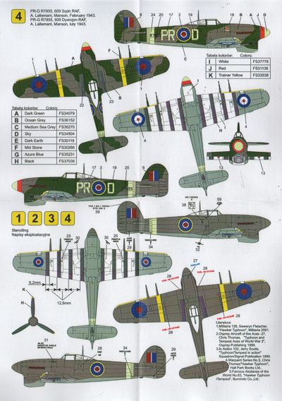 Techmod 72061 1:72 Hawker Typhoon Mk.Ib