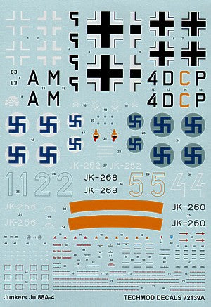 Techmod 72139 1:72  Junkers Ju-88A-4
