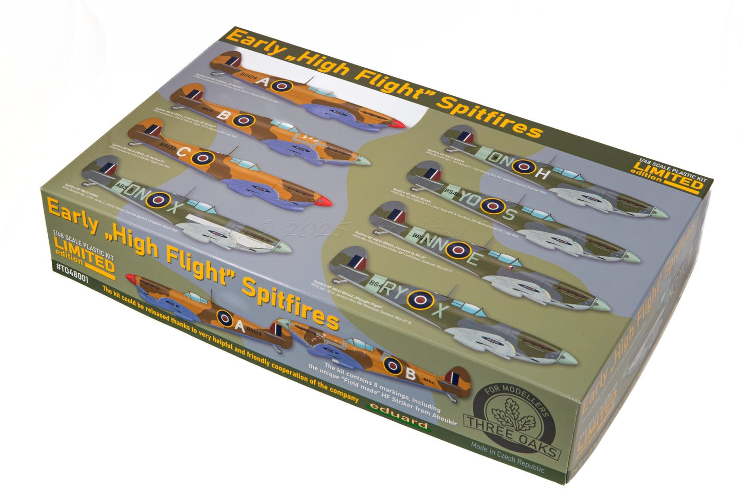 THREE OAKS TO48001 1:48 Supermarine Spitfire Mk.VI Early 'High Flight' Spitfires.