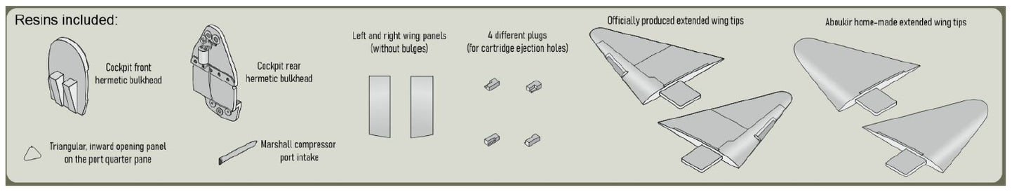 THREE OAKS TO48001 1:48 Supermarine Spitfire Mk.VI Early 'High Flight' Spitfires.