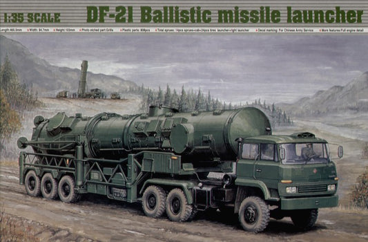 Trumpeter 00202 1:35 Dongfeng DF-21 Ballistic missile launcher PLA