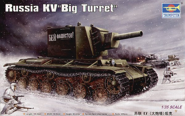 Trumpeter 00311 1:35 KV-2C 'Big Turret' with sloping turret front